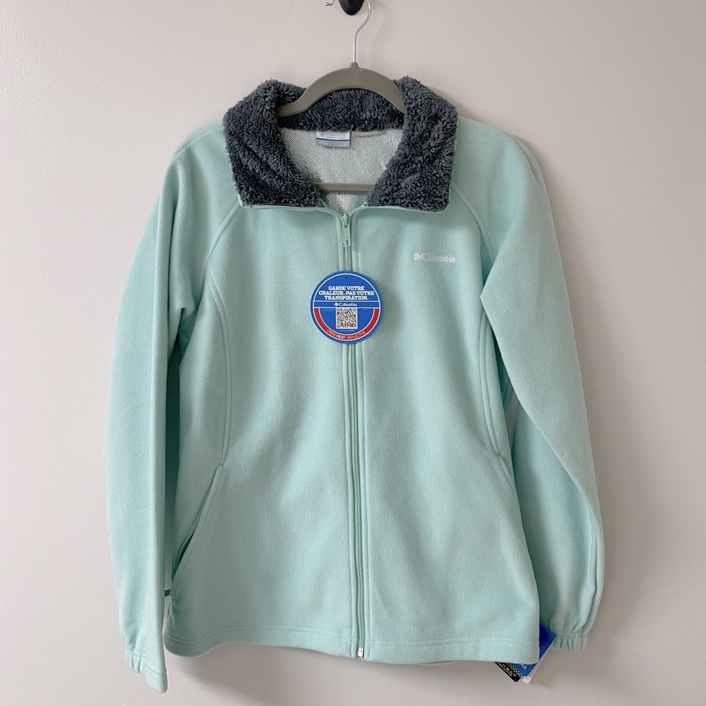 Columbia Light Blue Fleece Jacket